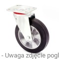 Koła aluminiowo-gumowe 160 mm kulkowe zestaw kołowy obrotowy 350 kg.JPG
