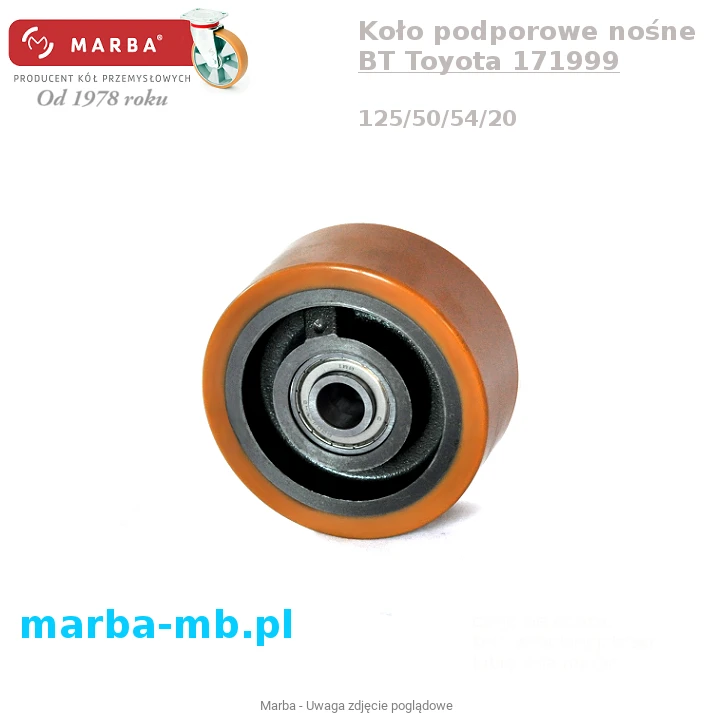 Koło nośne podporowe do wózka widłowego BT Toyota 171999.png