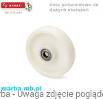 Koło poliamidowe POKS/160/4K - 700 kg transportowe