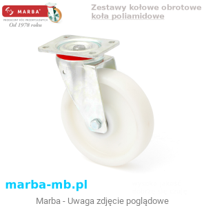 Zestaw kołowy skrętny LU/POKS/150/K - 550 kg koła transportowe