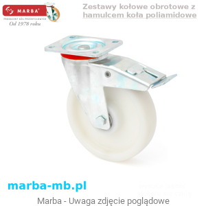 Zestaw kołowy skrętny LU/POKS/150/KDS-N - 550 kg koła transportowe