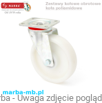 Zestaw kołowy skrętny LU/POKS/200/K - 600 kg koła transportowe