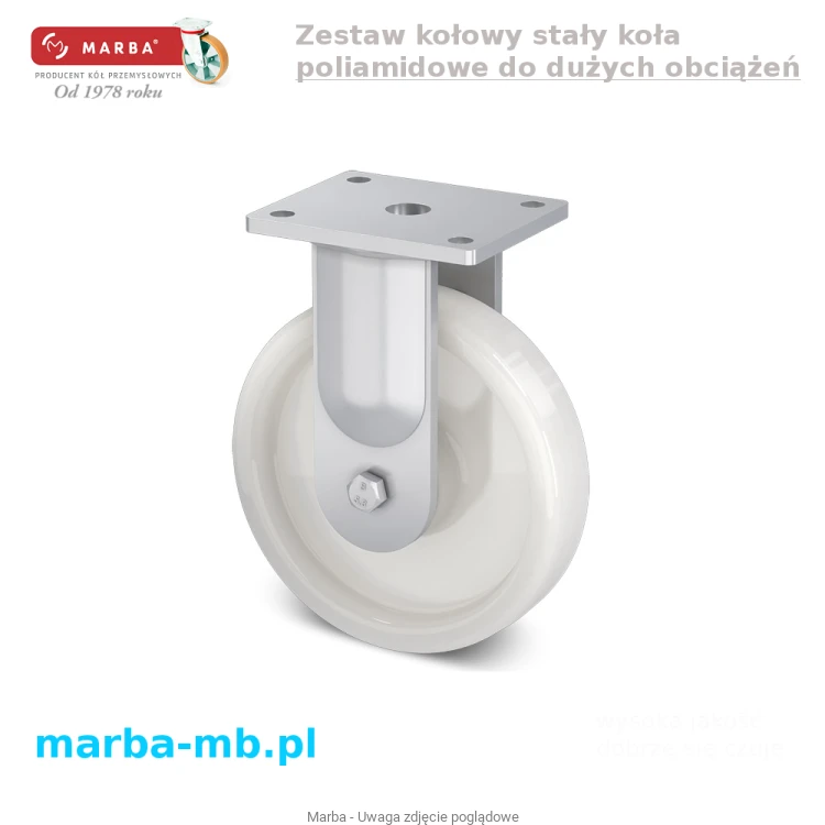 Zestaw stały koła poliamidowe do dużych obciążeń .png