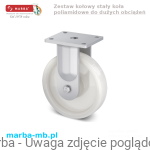 Zestaw kołowy stały BP/PO/150/K - 900 kg koła poliamidowe