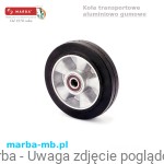 Koła aluminiowo gumowe F3/200/4K - 500 kg ELASTIK