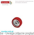 Koło MPA/080/1K - 230 kg z aluminiową piastą i bieżnikiem "MARBATHANE&Soft" 