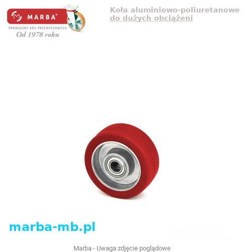 Koła transportowe poliuretanowe poliuretan koła aluminiowo-poliuretanowe.JPG