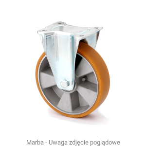 Zestaw kołowy stały BCW/PA/250/K - 450 kg aluminiowo poliuretanowe