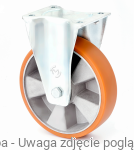 Zestaw kołowy stały BU/PA/160/K - 600 kg koła aluminiowo-poliuretanowe