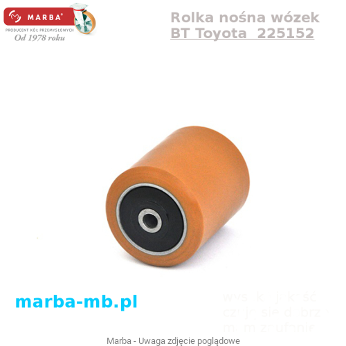 rolka nośna do wózka BT Toyota 225152 85-100-102-17.png