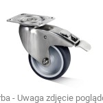 Koło nierdzewne RFL/PTG/075-3DS - 60 kg z hamulcem
