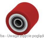 Rolka do paleciaka VNM82x70/K20 Zakrem miękki poliuretan 75 shore A