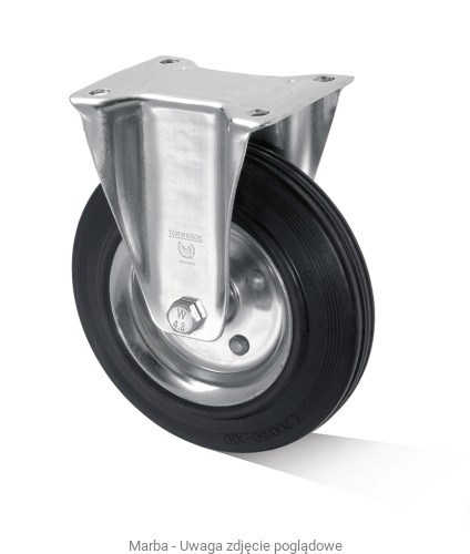 Koła metalowo-gumowe kółka piasta stalowa oponka czarna guma