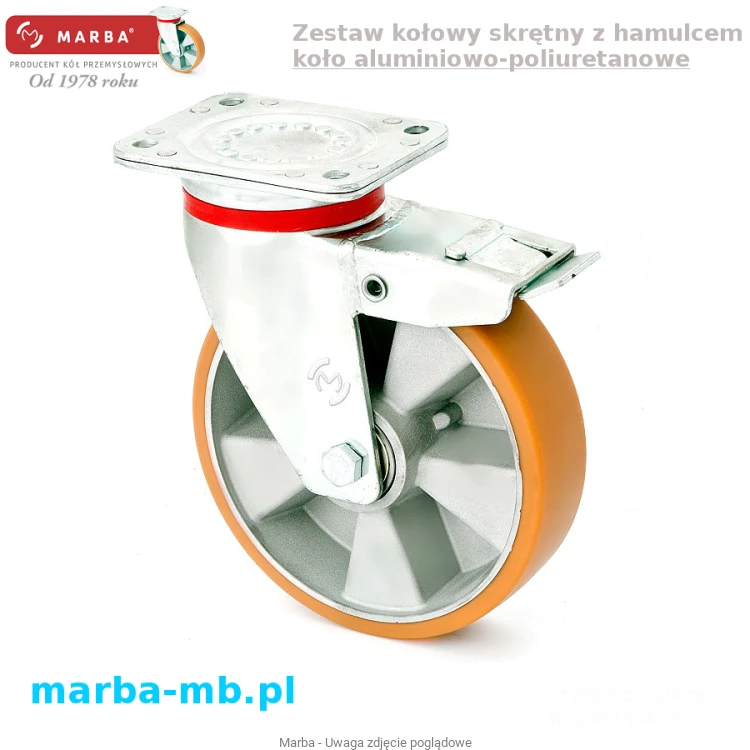 Swiveld castor with break and poliuretan wheel.jpg