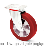 Zestaw kołowy skrętny LCW/MPA/125/K aluminiowo-poliuretanowe