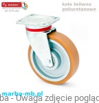 Zestaw kołowy skrętny LVS/4/150/K - 750 kg koła żeliwne z poliuretanem do dużych obciążeń