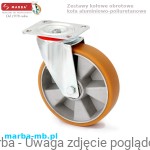 Zestaw skrętny LCW/PA/100/K - 180 kg koła aluminiowo-poliuretanowe